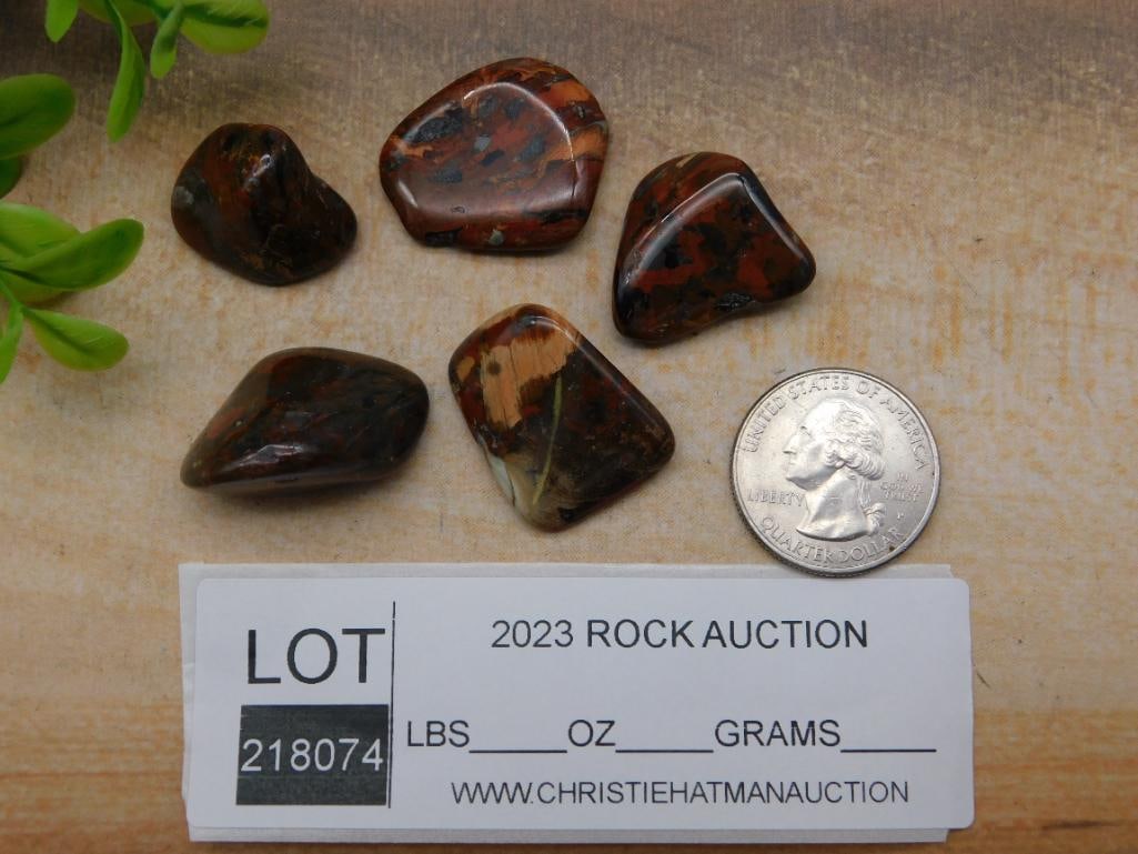 MUGGLE STONE ROCK STONE LAPIDARY SPECIMEN - 2