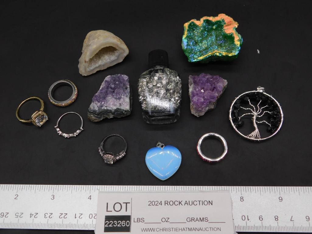 MIXED LOT ROCK STONE LAPIDARY SPECIMEN - 3