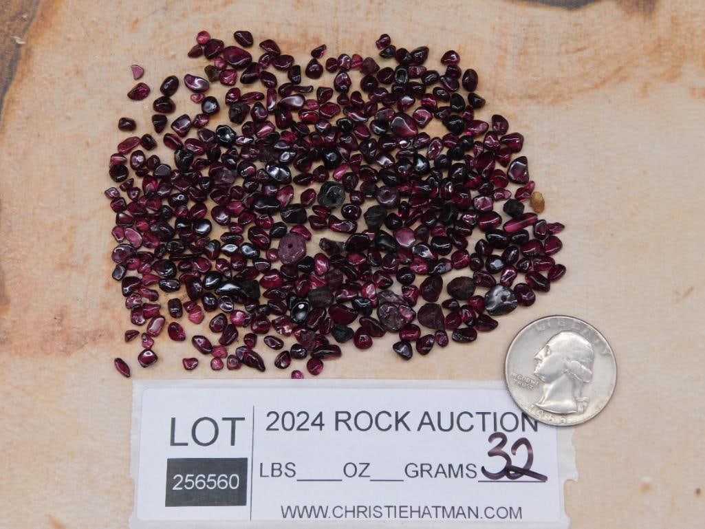 GARNET ROCK STONE LAPIDARY SPECIMEN - 2