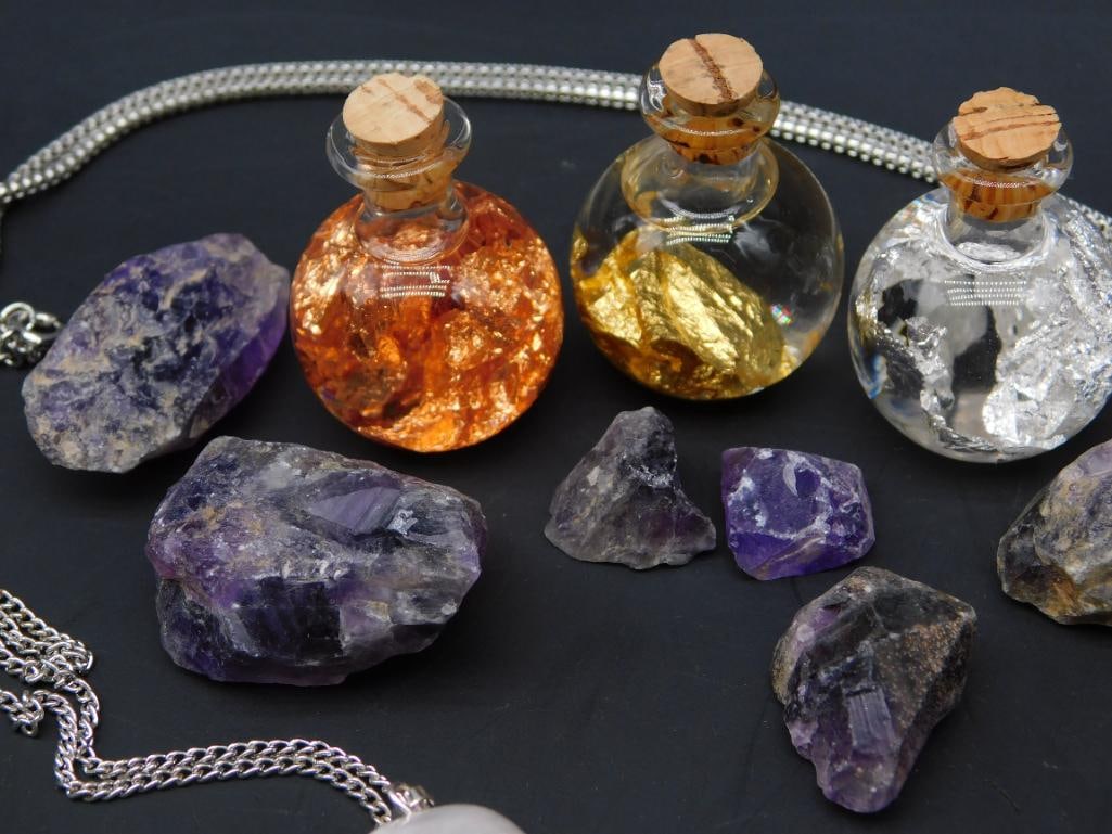 MIXED LOT ROCK STONE LAPIDARY SPECIMEN: MIXED LOT ROCK STONE LAPIDARY SPECIMEN