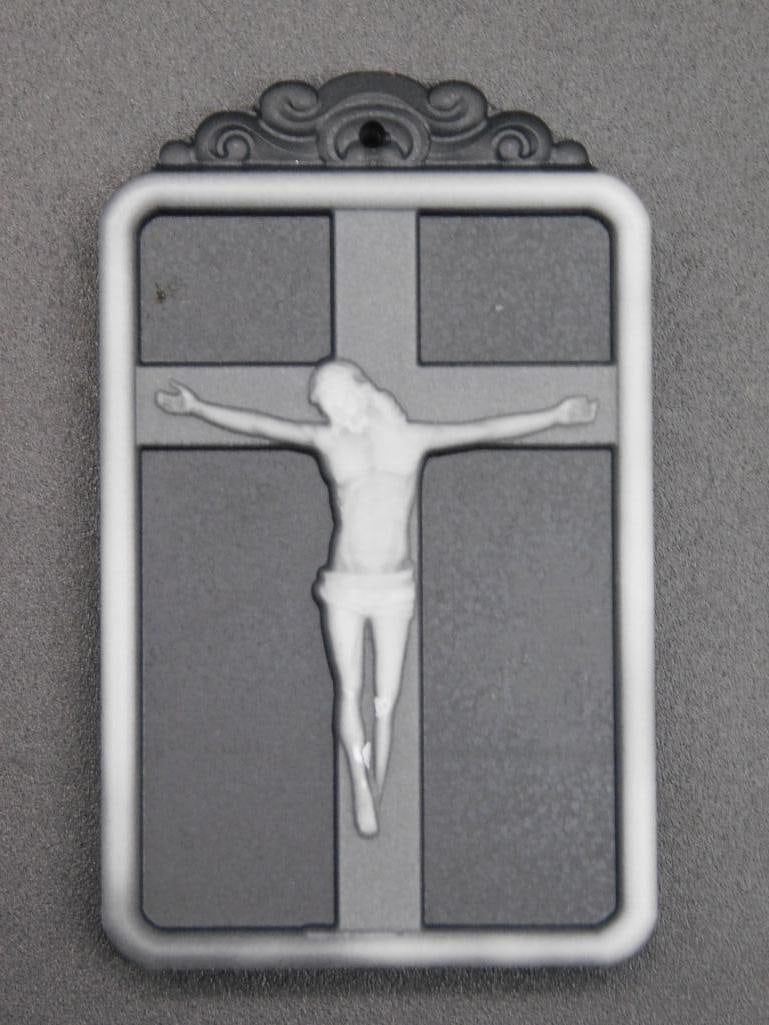 TAI CHI JASPER JESUS CAMEO PENDANT ROCK STONE LAPIDARY SPECIMEN (1 of 2)