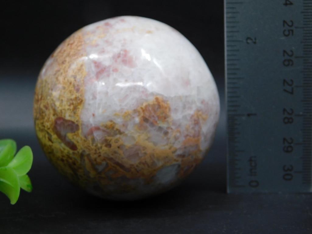 STONE SPHERE ROCK STONE LAPIDARY SPECIMEN - 2
