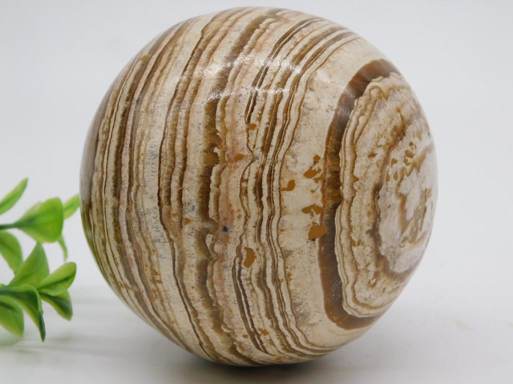 1 POUND BANDED JASPER SPHERE ROCK STONE LAPIDARY SPECIMEN (1 of 2)