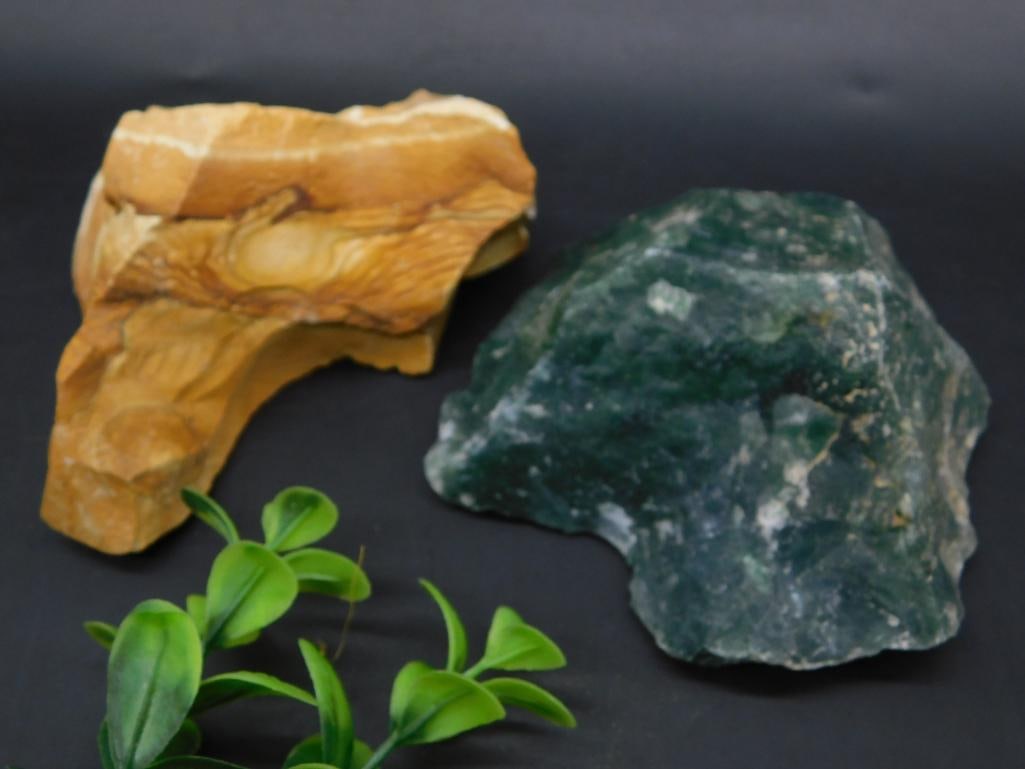 MIXED ROUGH LOT ROCK STONE LAPIDARY SPECIMEN (1 of 2)