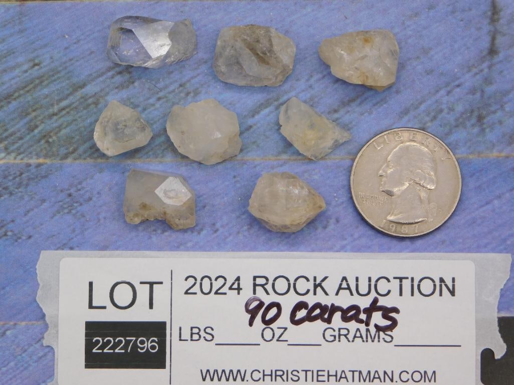 HERKIMER DIAMONDS ROCK STONE LAPIDARY SPECIMEN - 2