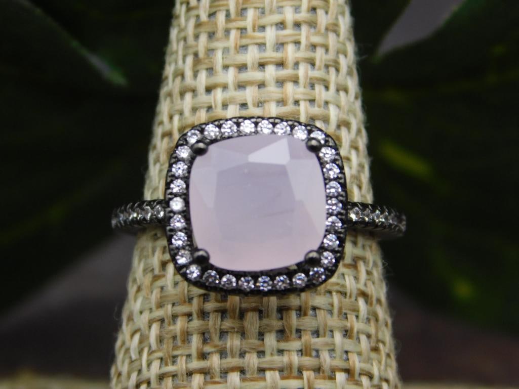 GENUINE STONE RING SIZE 6 - 4