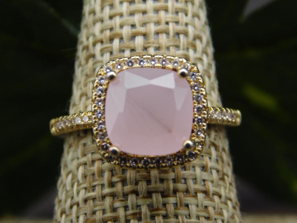 GENUINE STONE RING SIZE 6 - 4