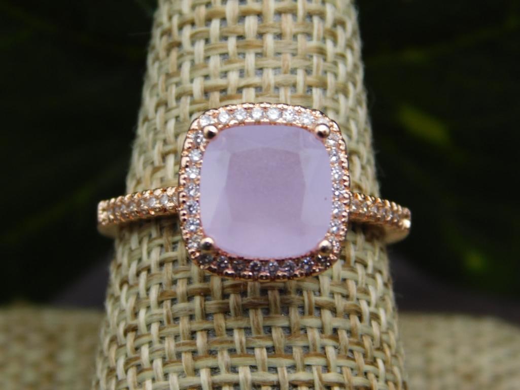 GENUINE STONE RING SIZE 9 - 4