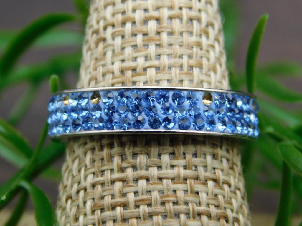 GENUINE STONE RING SIZE 7 - 4