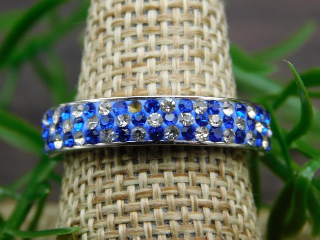 GENUINE STONE RING SIZE 8 - 4