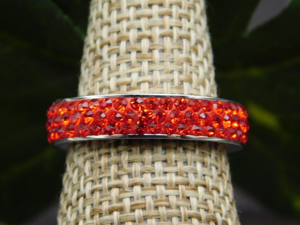GENUINE STONE RING SIZE 7 - 4