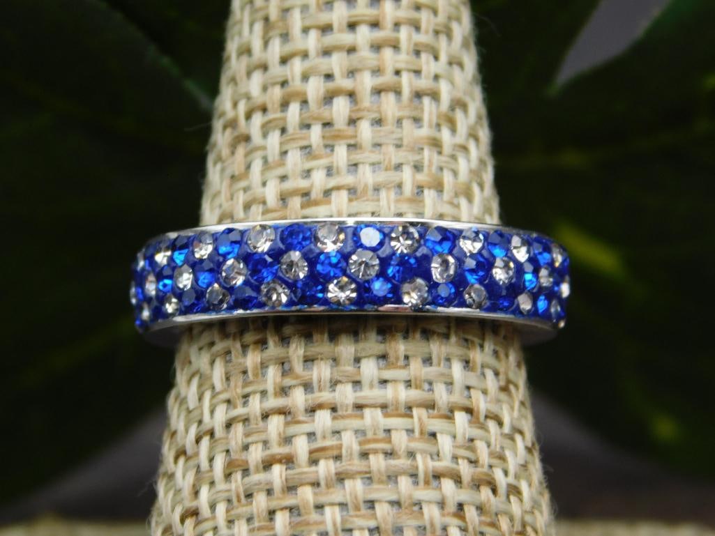 GENUINE STONE RING SIZE 7 - 4