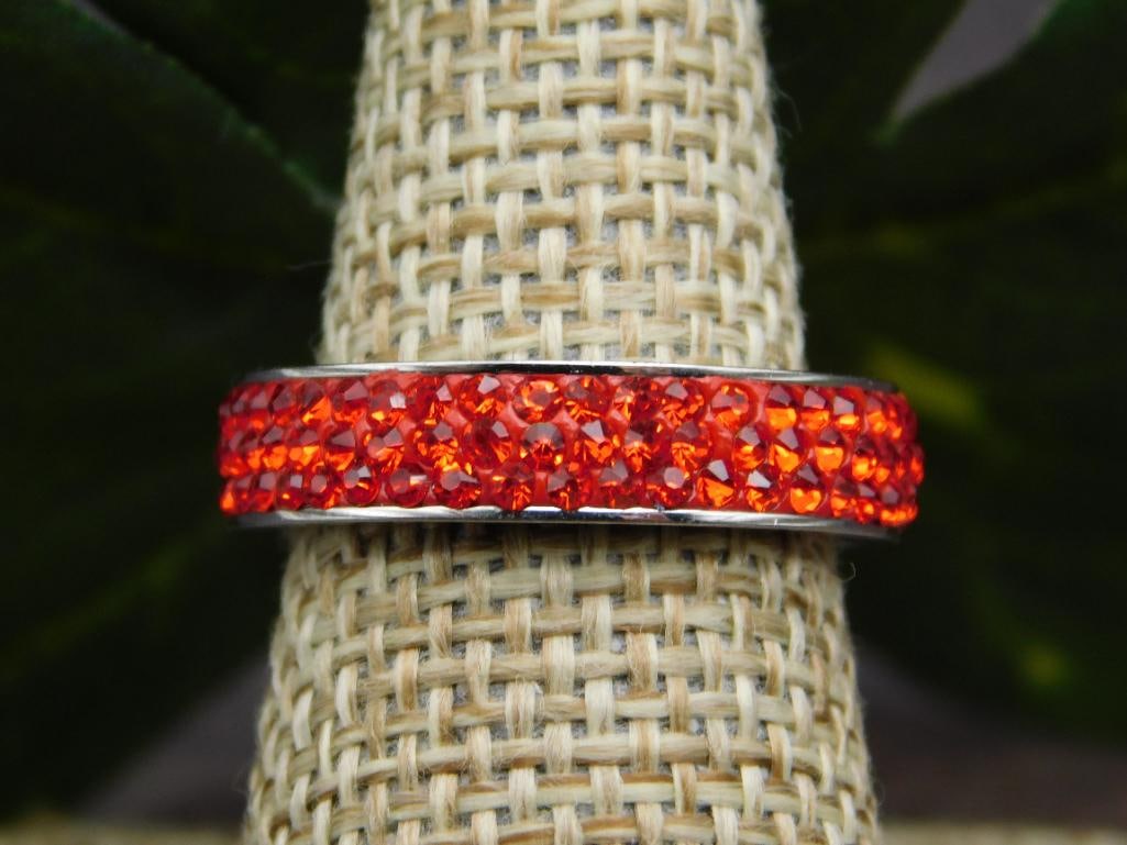 GENUINE STONE RING SIZE 6 - 4