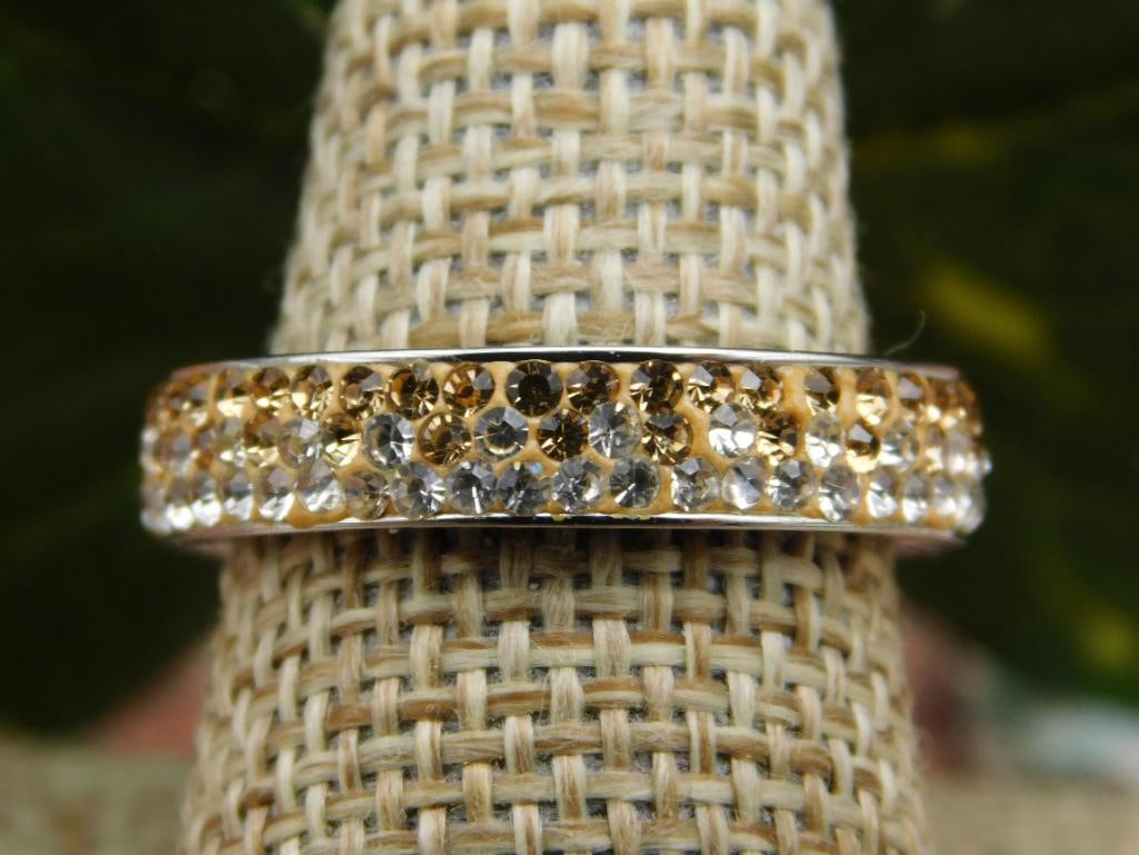 GENUINE STONE RING SIZE 8: GENUINE STONE RING SIZE 8 - Part of our Discover Twilight Bazaar, Crystals and Gems auction at HATMAN'S Auctions! Please see photos for measurements and condition. YES, we have in-house shipping! We h