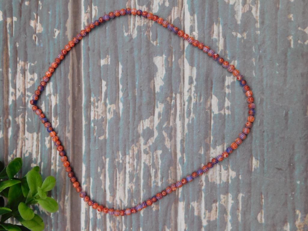 AFRICAN TRADE BEADS ROCK STONE LAPIDARY SPECIMEN: AFRICAN TRADE BEADS ROCK STONE LAPIDARY SPECIMEN - Authentic estate find offered in our online auction. Perfect for collectors, resellers, and enthusiasts of vintage, antiques, minerals, rocks, crysta