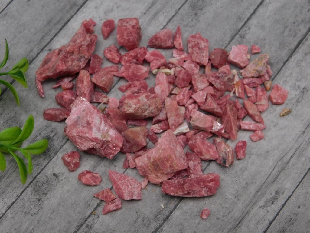 GEM RHODONITE ROCK STONE LAPIDARY SPECIMEN (1 of 3)
