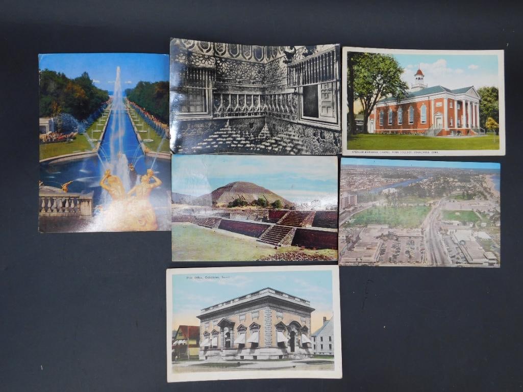 VINTAGE POST CARDS ANTIQUE EPHEMERA: VINTAGE POST CARDS ANTIQUE EPHEMERA - Part of our Discover Mystic Finds, Crystals and Gems auction at HATMAN'S Auctions! Please see photos for measurements and condition. YES, we have in-house