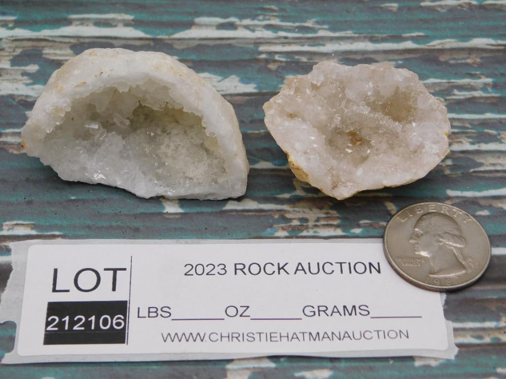 GEODE ROCK STONE LAPIDARY SPECIMEN - 3