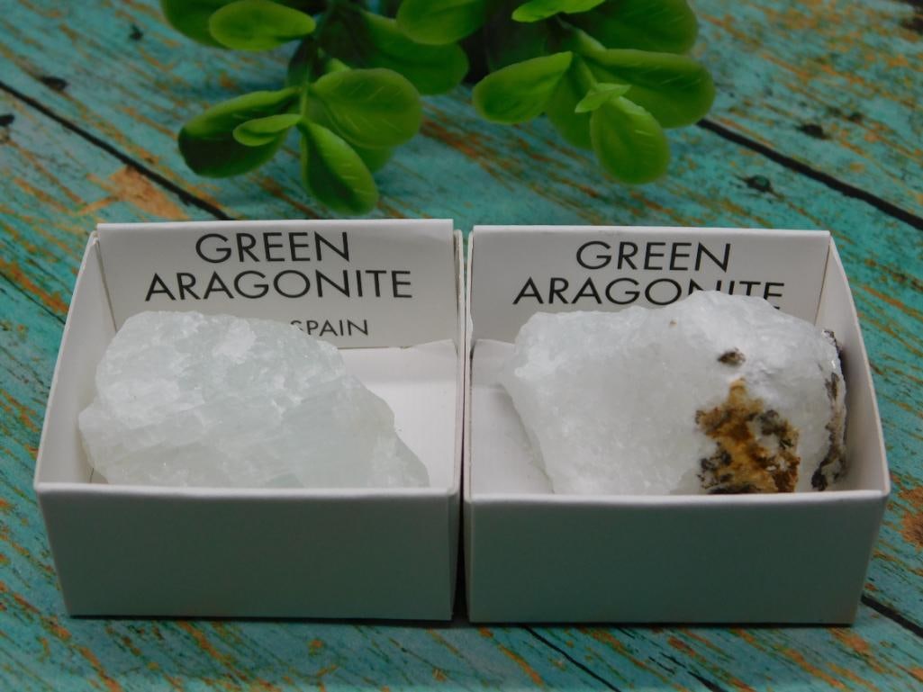 GREEN ARAGONITE ROCK STONE LAPIDARY SPECIMEN (1 of 4)