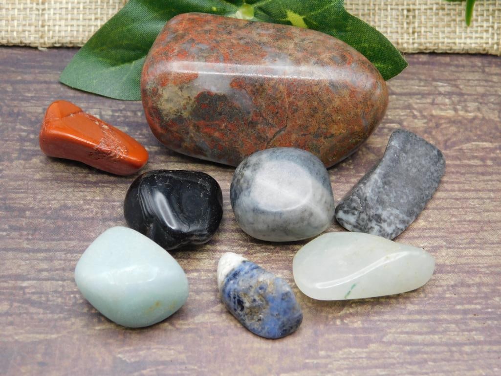 MIXED AGATE LOT ROCK STONE LAPIDARY SPECIMEN (1 of 3)