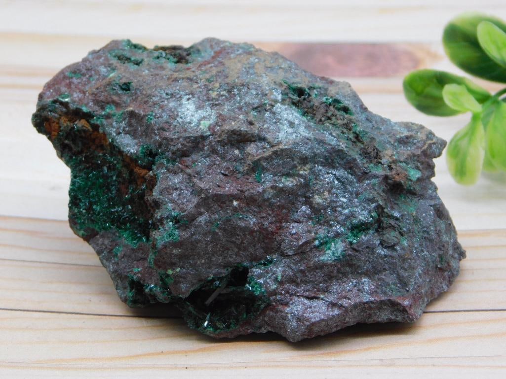 BROCHANTITE ROCK STONE LAPIDARY SPECIMEN: BROCHANTITE ROCK STONE LAPIDARY SPECIMEN — Part of our Discover Buried Treasure, Crystals and Gems auction at HATMAN'S Auctions! Please see photos for measurements and condition. YES, we have