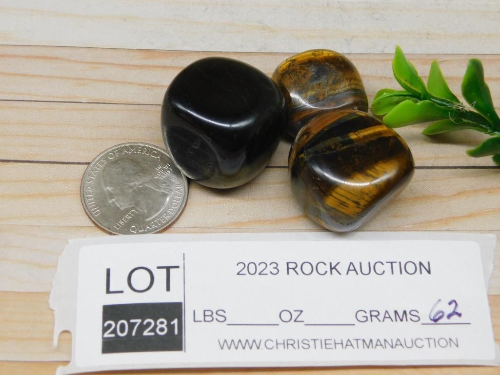 TIGER EYE ROCK STONE LAPIDARY SPECIMEN - 2