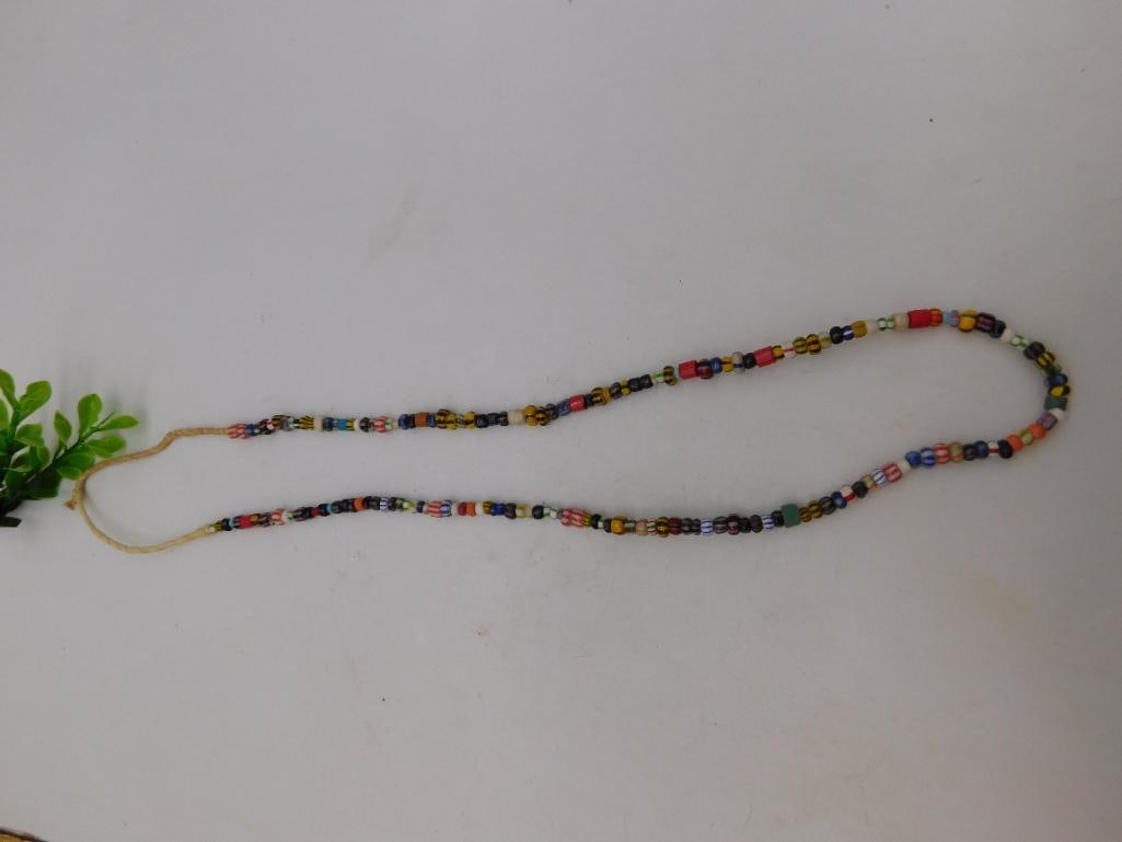 AFRICAN TRADE BEADS ROCK STONE LAPIDARY SPECIMEN (1 of 2)