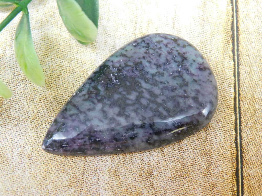 KAMMERERITE CABOCHON ROCK STONE LAPIDARY SPECIMEN (1 of 2)