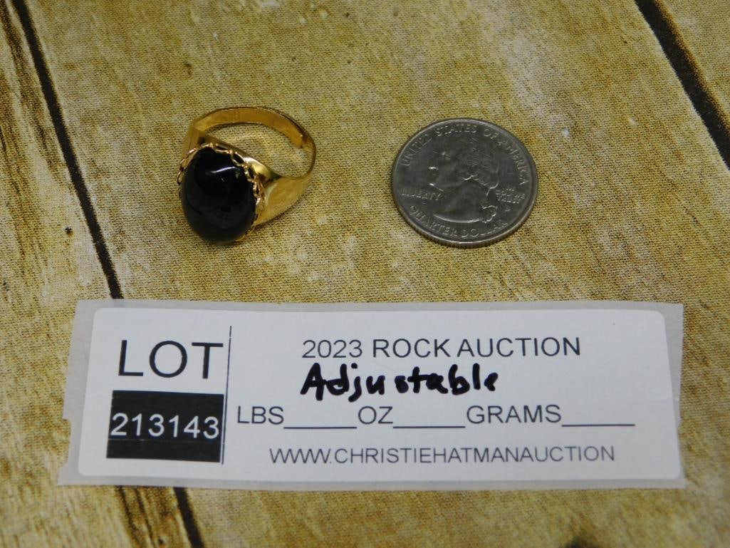 STONE RING ROCK STONE LAPIDARY SPECIMEN - 2