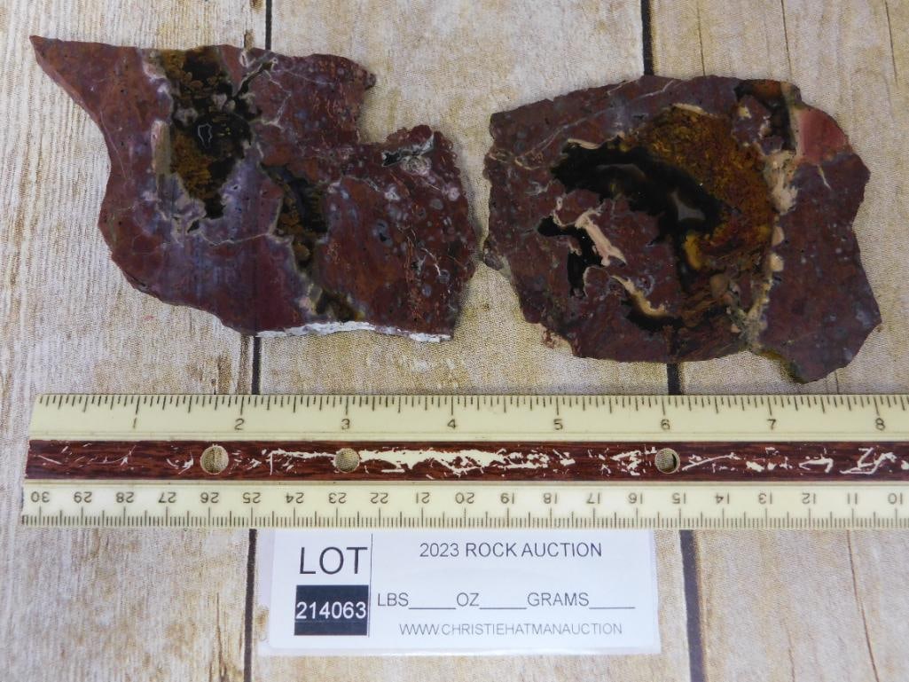 SLABS ROCK STONE LAPIDARY SPECIMEN - 2