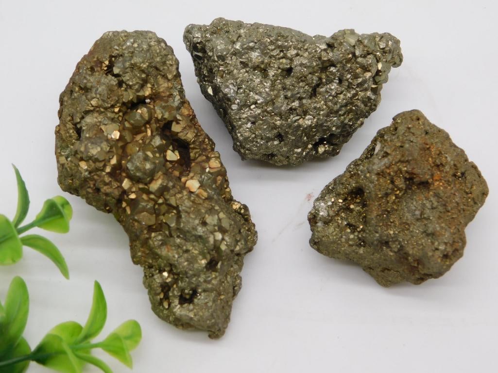 PYRITE ROCK STONE LAPIDARY SPECIMEN (1 of 2)