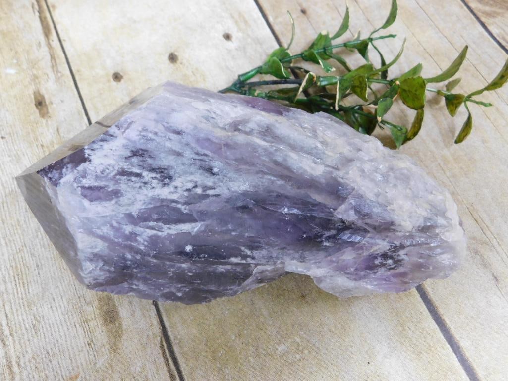 AMETHYST SCEPTER ROCK STONE LAPIDARY SPECIMEN: AMETHYST SCEPTER ROCK STONE LAPIDARY SPECIMEN - Part of our Discover Golden Attic, Crystals and Gems auction at HATMAN'S Auctions! Please see photos for measurements and condition. YES, we have