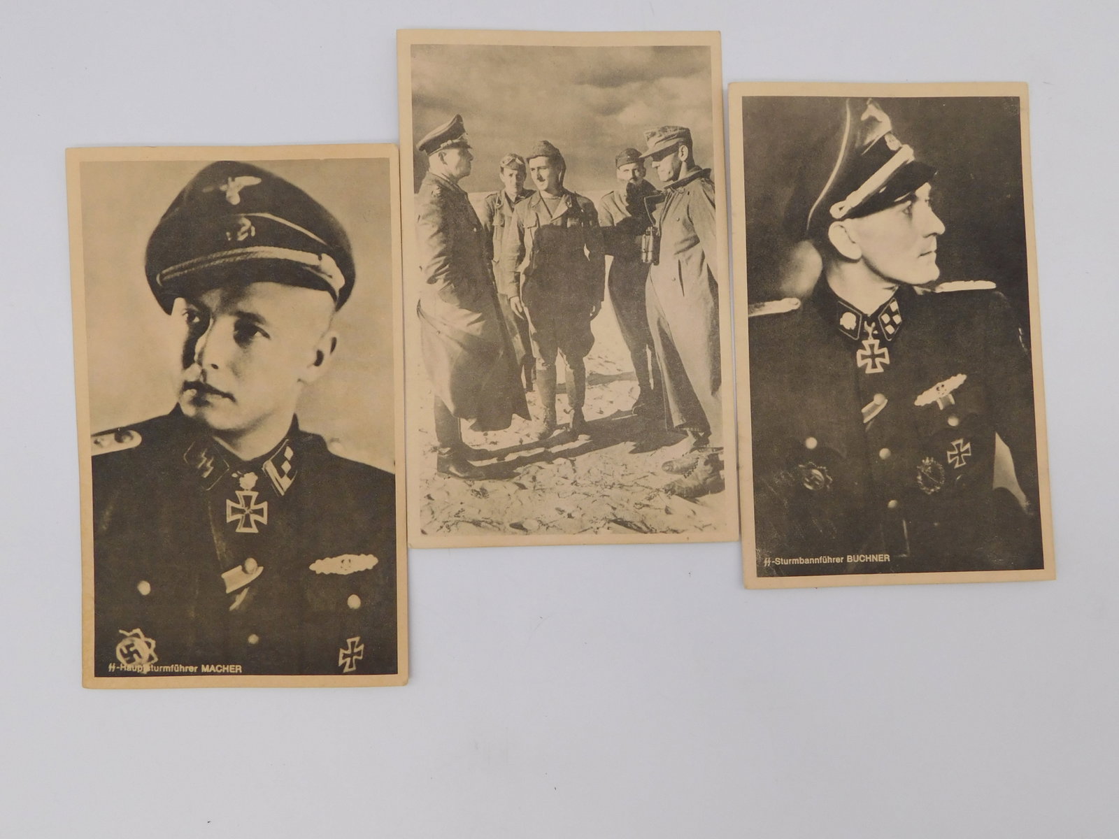 Vintage Antique German WWII Military SS Officer Postcards Historical Documents Collectibles (1 of 4)
