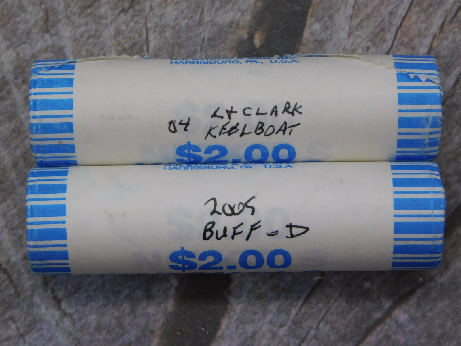 2004 2005 Lincoln Cent Keelboat Buff Penny Mint Rolls Uncirculated Coins Collectible (1 of 2)