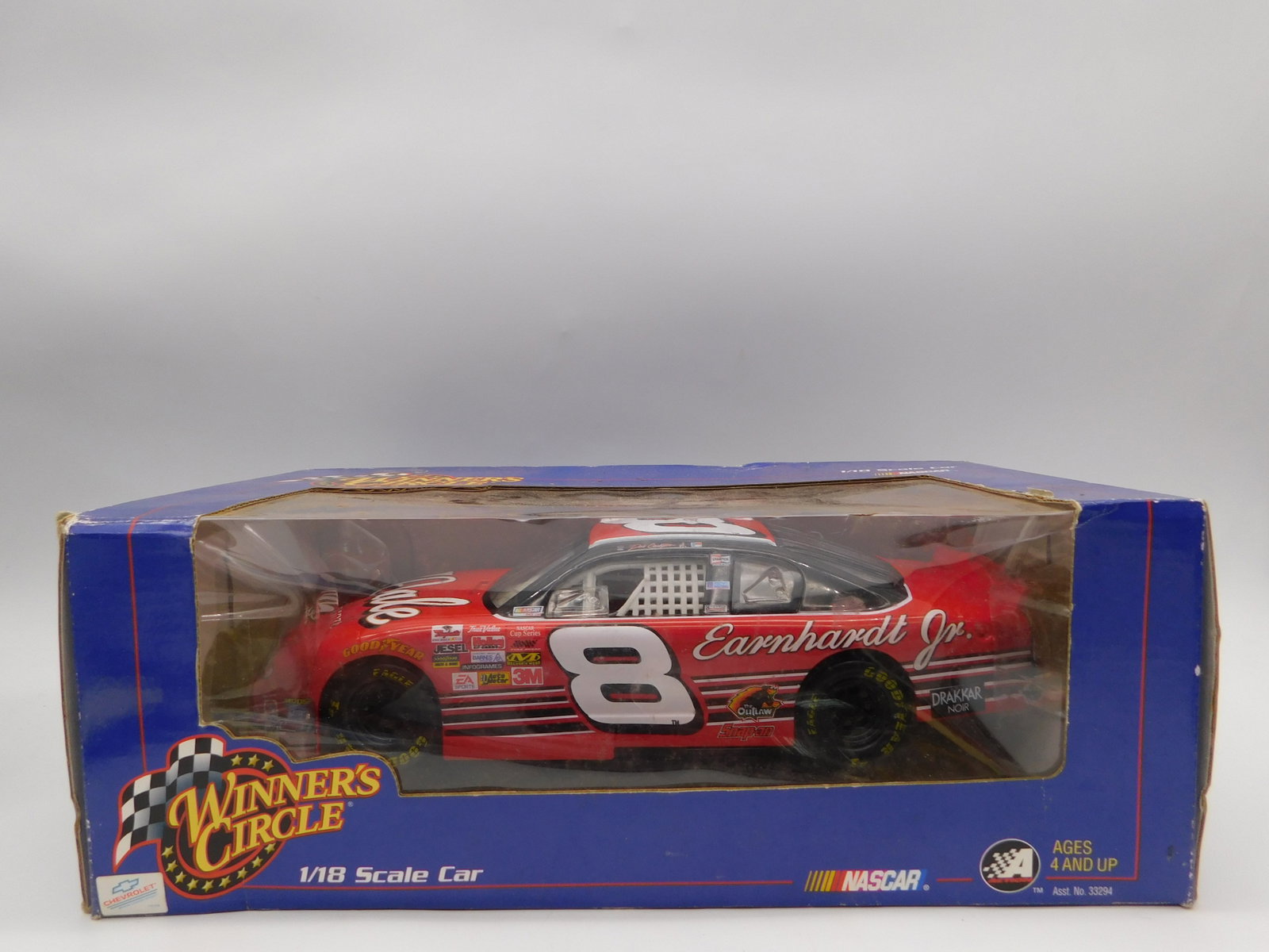 Winners Circle Dale Earnhardt Jr Number 8 1/18 Scale NASCAR Die-Cast Race Car Model: Winners Circle Dale Earnhardt Jr Number 8 1/18 Scale NASCAR Die-Cast Race Car Model. This collectible die-cast racing replica captures authentic NASCAR heritage with meticulous detail and factory