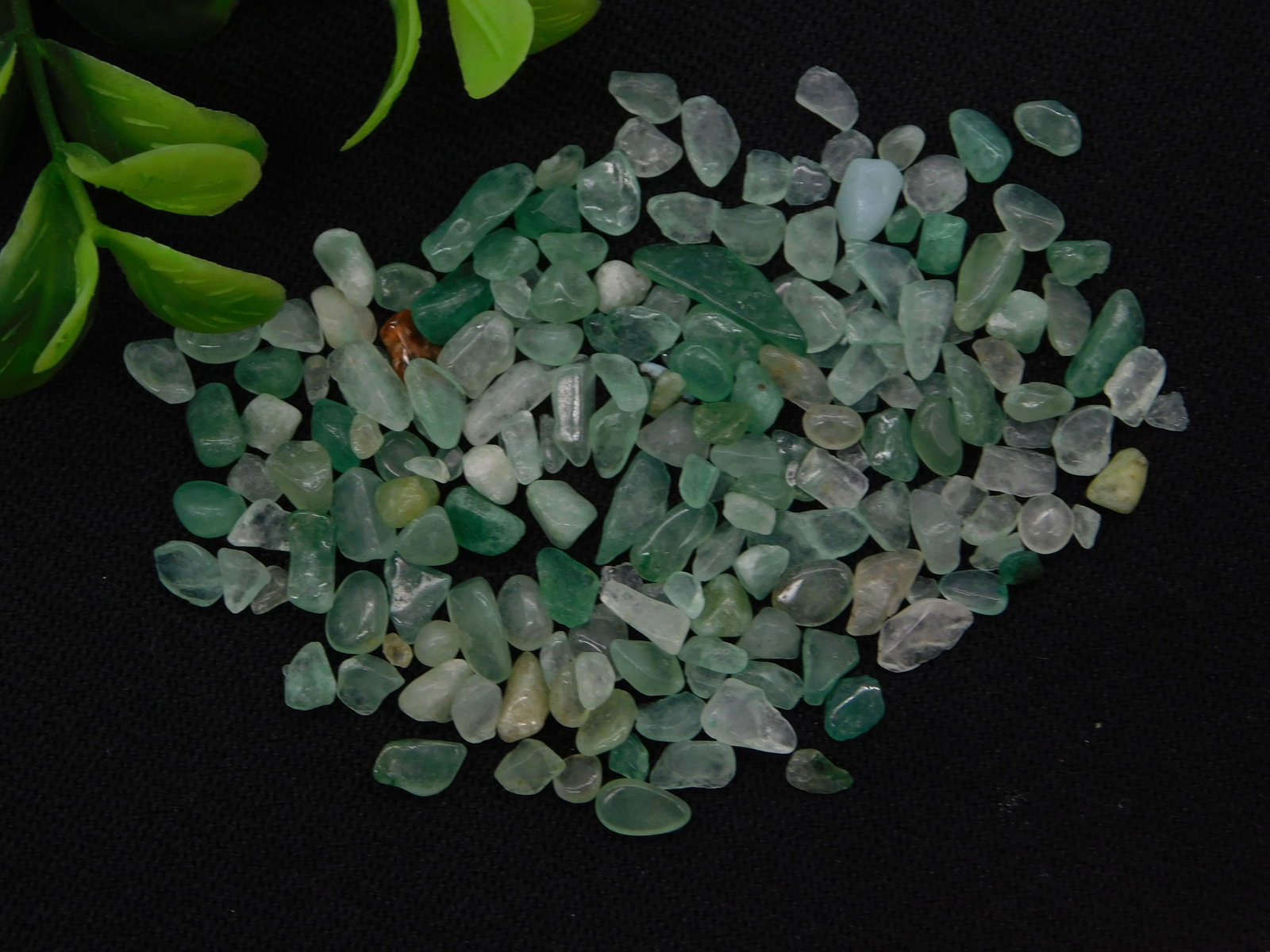 Polished Green Aventurine Clear Quartz Tumbled Gemstone Chips Rock Stone Lapidary Specimen (1 of 3)