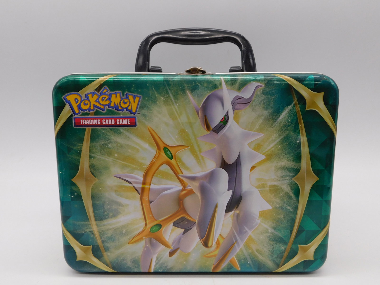 Vintage Pokemon Trading Card Game Tin Lunch Box Dialga Palkia Collectible (1 of 3)