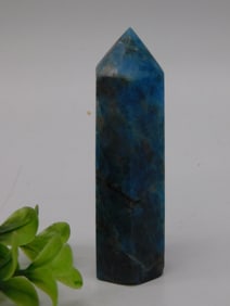 Polished Blue Azurite Specimen Wand Double Point Rock Stone Lapidary Specimen