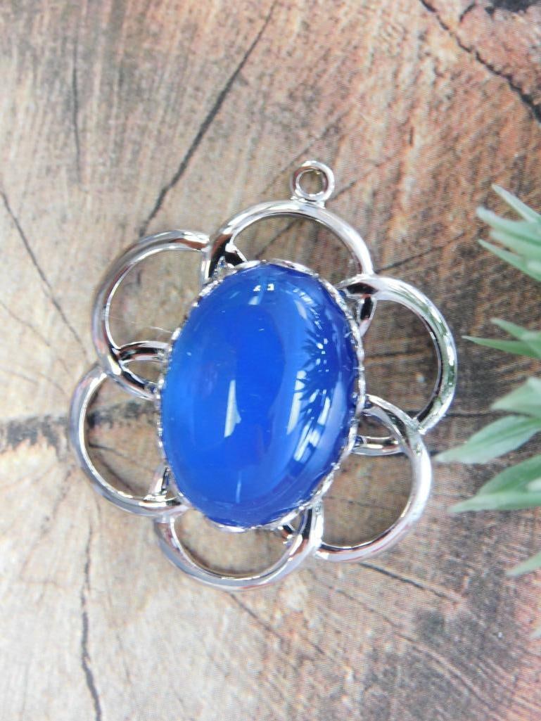 GENUINE STONE PENDANT ROCK STONE LAPIDARY SPECIMEN (1 of 2)