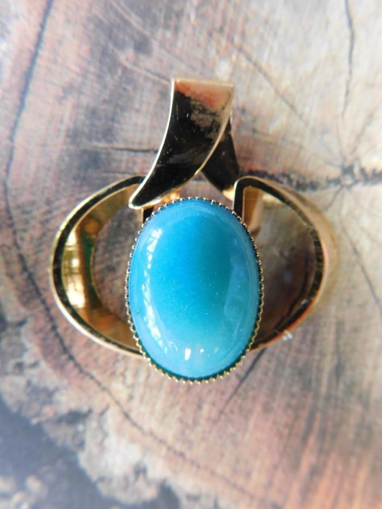GENUINE STONE PENDANT ROCK STONE LAPIDARY SPECIMEN (1 of 2)