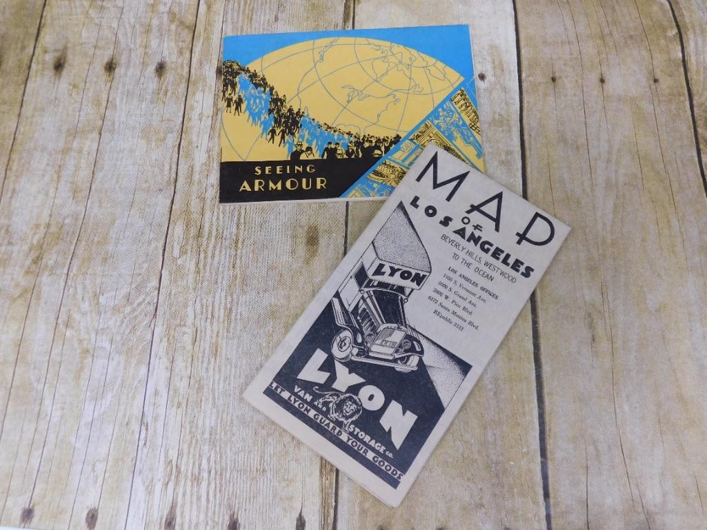 VINTAGE MAPS ANTIQUE EPHEMERA (1 of 5)