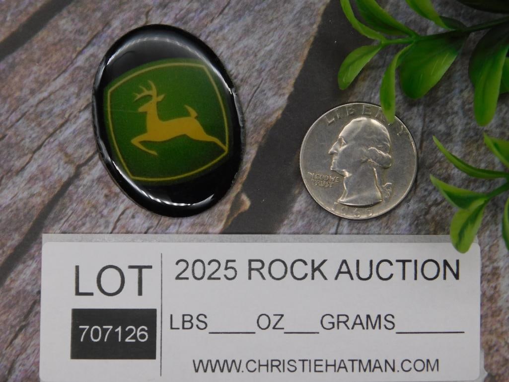 John Deere Emblem Cabochon - 2