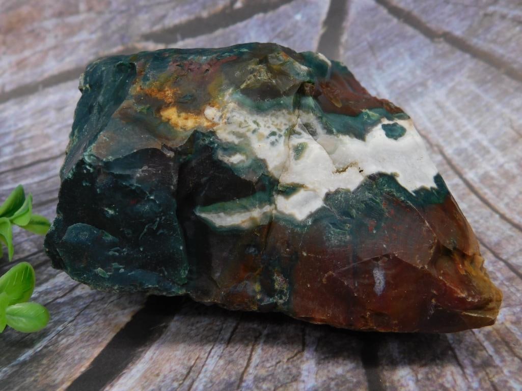 Polished Multi-Color Jasper Stone Display Specimen: Polished Multi-Color Jasper Stone Display Specimen
