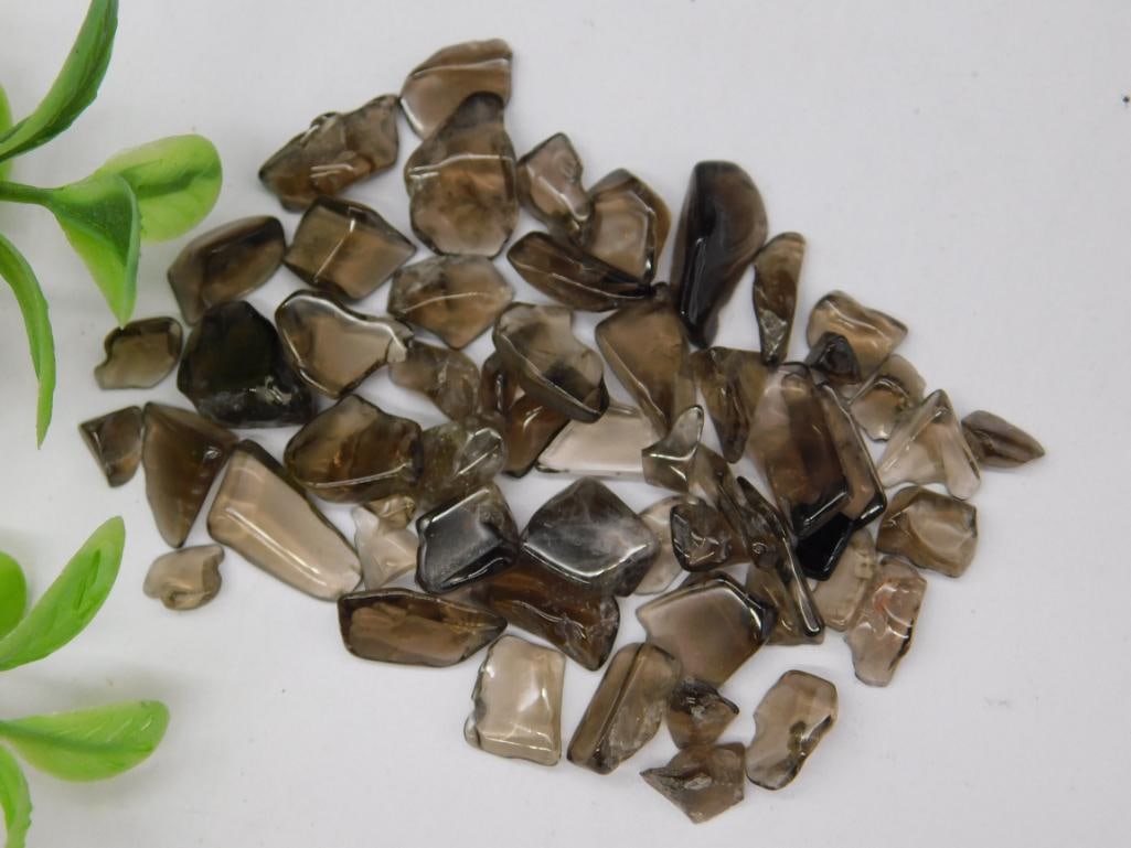 12 Grams of Smokey Quartz Polished Gemstones (1 of 4)