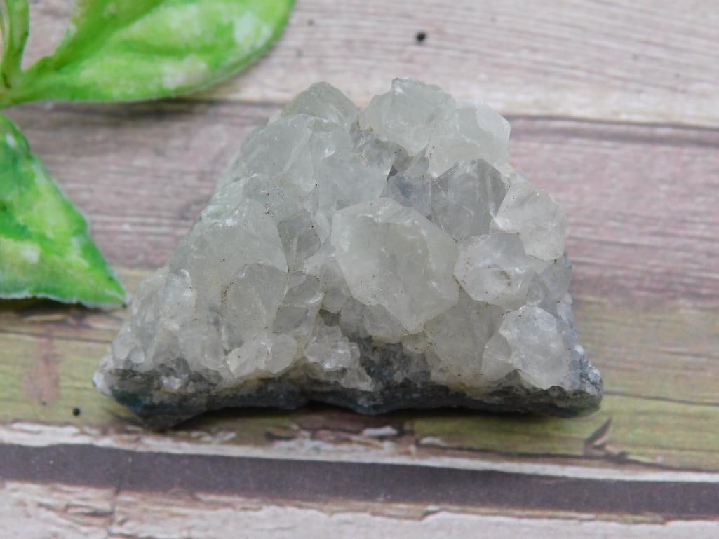 Clear Crystal Cluster Specimen on Matrix - 2