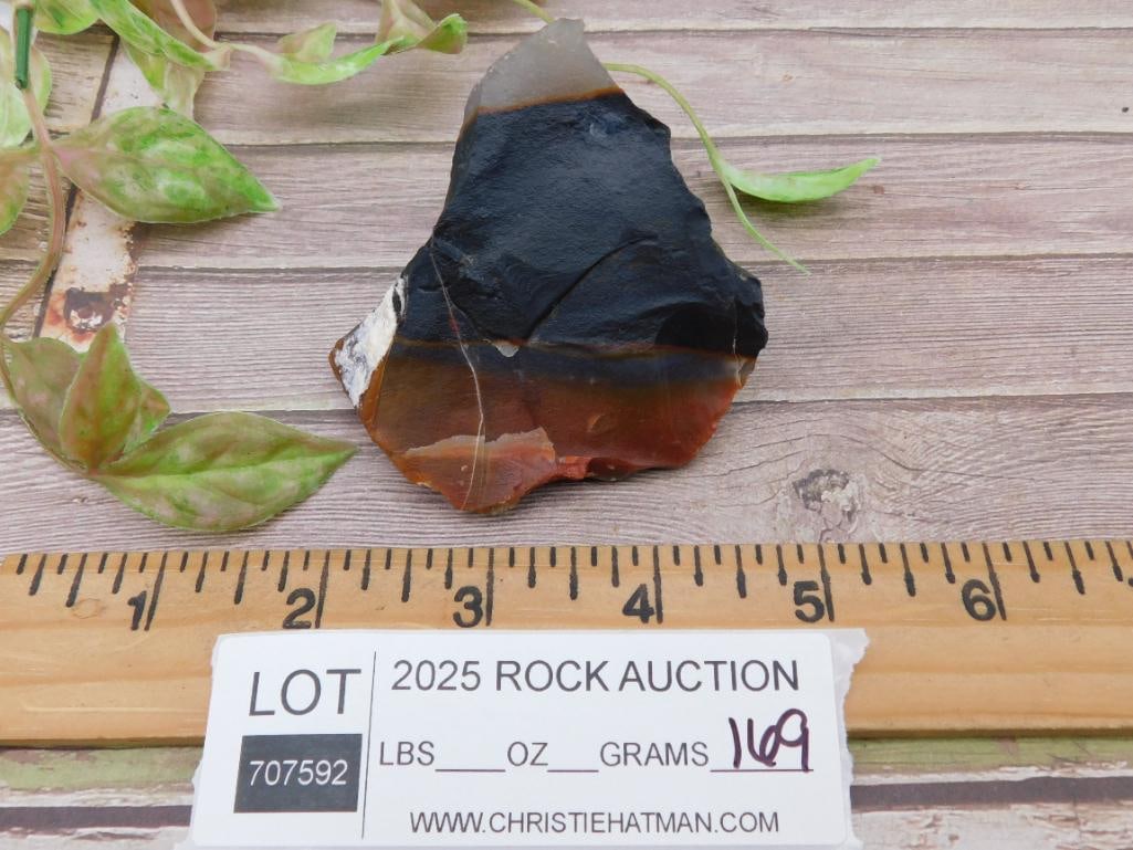 Banded Agate Stone Specimen - 3