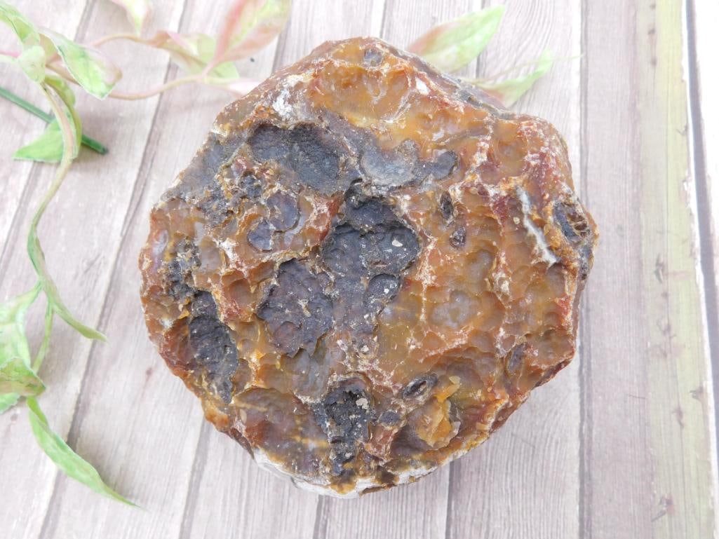 Raw Geode Rock Stone Lapidary Specimen (1 of 3)