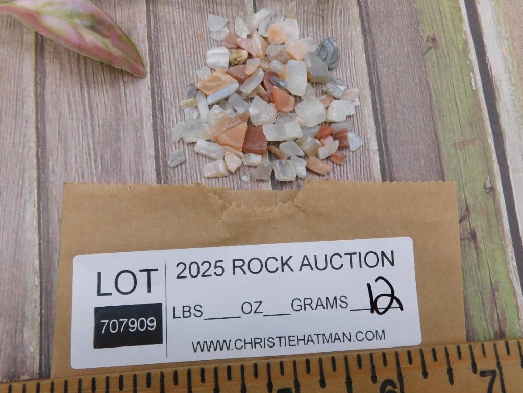 Raw Rainbow Moonstone Gemstones - 4