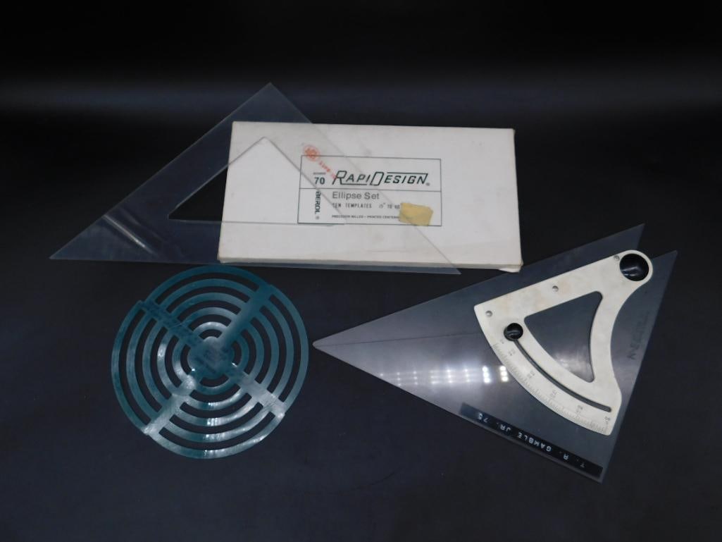 Berol RapiDesign Ellipse Set with Templates (1 of 3)