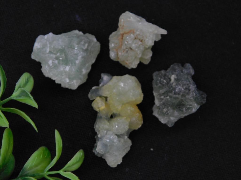 Four Raw Mineral Rock Specimens Rock Stone Lapidary Specimen (1 of 2)